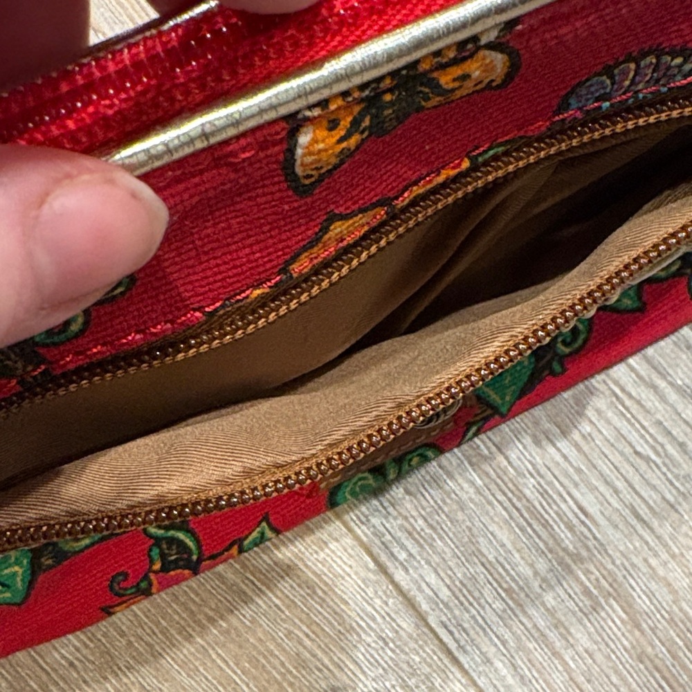 Sakroots Red Floral Crossbody Purse - Picture 3 of 5